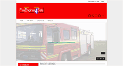 Desktop Screenshot of fireengines4sale.co.uk